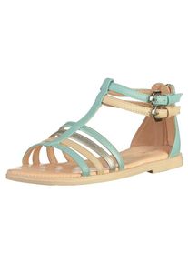 Geox, Meisjes Sandalen, beige / aqua / zilver