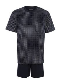 Schiesser, Heren Pyjama kort, navy