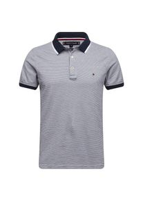 Tommy Hilfiger, Heren Shirt 'JACQUARD STRUCTURED SLIM POLO', smoky blue