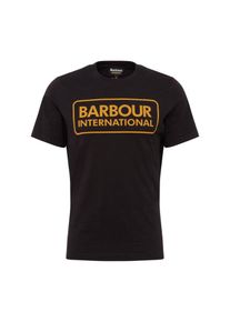 Barbour International, Heren Shirt 'Essential Large Logo Tee', zwart