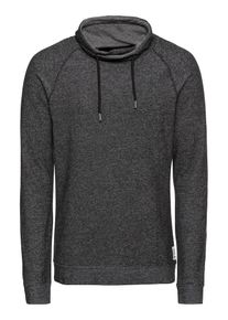 s.Oliver RED LABEL, Heren Sweatshirt 'T-SHIRT LANGARM', donkergrijs