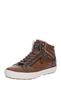 Mustang, Heren Sneakers hoog, cognac