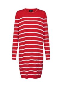 Only, Dames Jurk 'onlAYO L/S DRESS KNT', rood / wit
