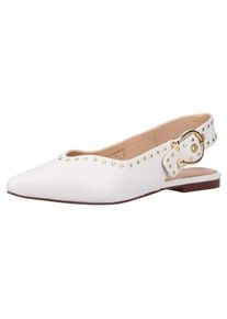 Bugatti, Dames Ballerina met riempjes, wit