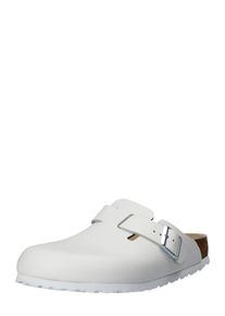Birkenstock, Heren Clogs 'BOSTON', wit