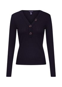 New Look, Dames Shirt 'T BUTTON GRANDAD LS', zwart