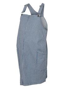 MAMALICIOUS, Dames Jurk, smoky blue / wit