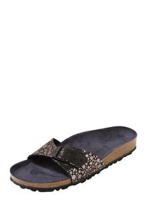 Birkenstock, Dames Sandalen met riem 'Madrid', nachtblauw / zwart