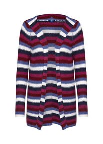 Tom Tailor, Dames Gebreid vest, blauw / rood