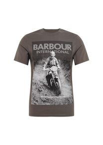 Barbour International, Heren Shirt 'Trials Tee', taupe