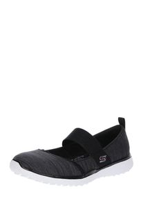 Skechers, Dames Ballerina met riempjes 'Microburst', zwart