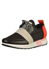 Steve Madden, Dames Sneakers laag, beige gemêleerd / rood / zwart