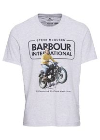 Barbour International, Heren Shirt 'Cooler Tee', taupe