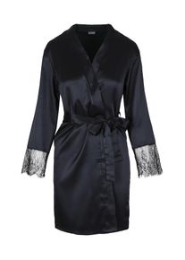Lingadore, Dames Ochtendjas 'PRECIOUS-LOVE', zwart