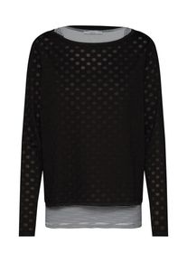 EDC by Esprit, Dames Shirt '2 in 1 burnout T-Shirts', zwart