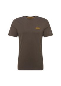Barbour International, Heren Shirt 'International Small', bruin / sinaasappel