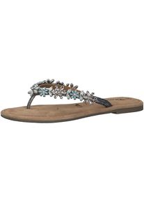 Tamaris, Dames Teenslipper, grijs