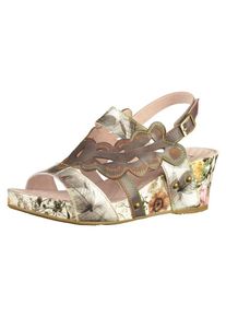 Laura Vita, Dames Sandalen met riem, grijs