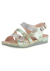 Laura Vita, Dames Sandalen met riem, grijs