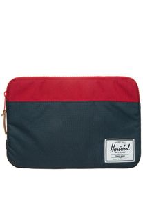 HERSCHEL, Heren Laptoptas 'Anchor', marine / robijnrood