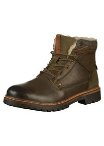 Dockers by Gerli, Heren Veterlaarzen, olijfgroen