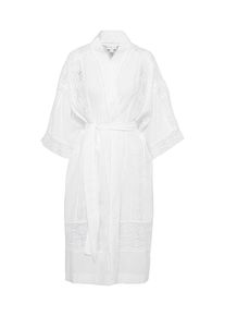 GAP, Dames Ochtendjas 'LACE ROBE', wit