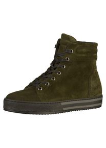Gabor, Dames Sneakers hoog, olijfgroen
