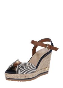 Tom Tailor, Dames Sandaal, beige / navy