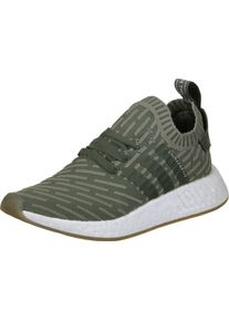 adidas originals, Dames Sneakers laag 'NMD R2 Primeknit W', groen / pink / wit