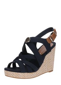 Tommy Hilfiger, Dames Sandalen met riem 'ICONIC ELENA', donkerblauw