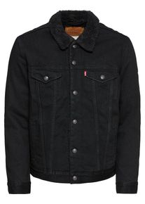 Levi's LEVI'S, Heren Tussenjas 'TYPE 3 SHERPA TRUCKER', zwart