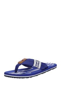 Tommy Hilfiger, Heren Sandalen 'BADGE TEXTILE BEACH SANDAL', blauw