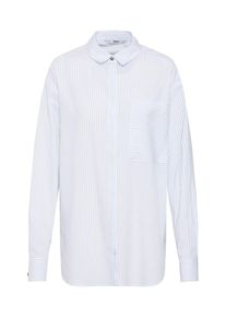 Only, Dames Blouse 'Carry Life', blauw / wit