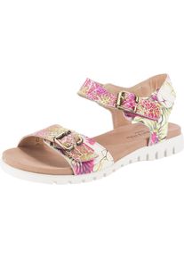 Laura Vita, Dames Sandaal 'Dobby 03', lichtgroen / pink / wit