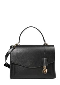 DKNY, Dames Handtas 'PAIGE-MD TH SATCHEL-SUTTON', goud / zwart