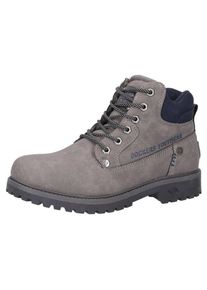 Dockers by Gerli, Heren Veterboots, donkerblauw / grijs