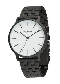 Nixon, Dames Analoog horloge 'Porter', zwart / wit
