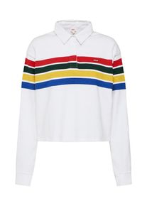 Levi's LEVI'S, Dames Shirt 'SHORT RUGBY TEE', gemengde kleuren / wit