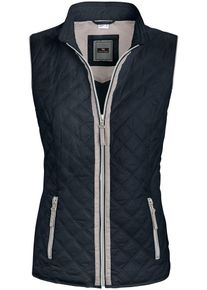 Peter Hahn, Dames Bodywarmer, nachtblauw / greige