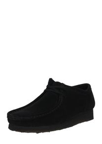 Clarks Originals, Heren Veterschoen 'Wallabee', zwart