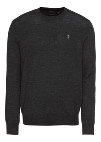 Polo Ralph Lauren, Heren Trui 'LS SF CN PP-LONG SLEEVE-SWEATER', donkergrijs