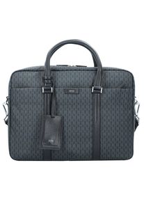 BOSS, Heren Laptoptas 'Metropole', duifblauw / zwart