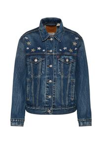 Levi's LEVI'S, Dames Tussenjas 'EX-BOYFRIEND', blauw denim