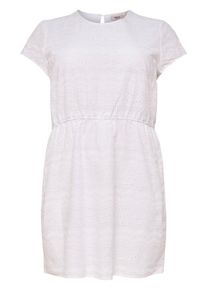 Only Carmakoma, Dames Jurk 'Curvy', wit