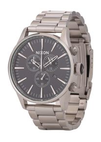Nixon, Heren Analoog horloge 'Sentry Chrono', zwart / zilver