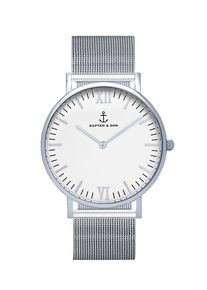 Kapten & Son Kapten & Son, Dames Analoog horloge 'Campus', zilver