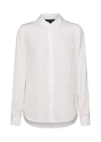 New Look, Dames Blouse '01.06 WW T PLAIN MATTIE SATIN LS SHIRT P8', wit