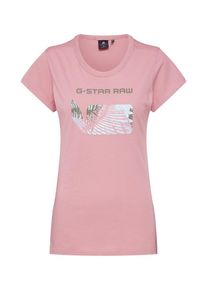 G-Star Raw, Dames Shirt 'Graphic 18 slim r t wmn s\s', rosa