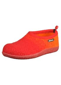 Giesswein, Dames Huisschoenen, sinaasappel / oranjerood