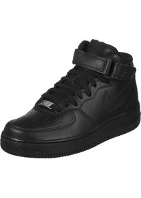 Nike Sportswear, Dames Sneakers hoog 'Air Force 1 '07 Mid', zwart